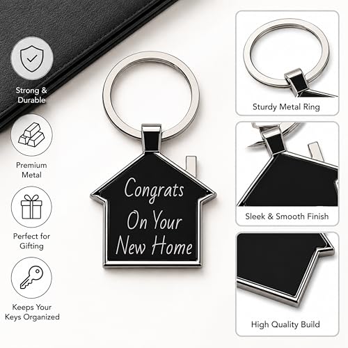 Image of Personalized Double-Sided Metal Keychain, Premium Silver Finish, Custom Name Engraving, Elegant Gift Key Ring for Men, Women