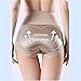 NLIADVY Lusailstore-Hot Style Silky High Waist Shaping Panties, High Waist Lace Underwear Tummy Control Underwear for Women (3PCS-b,M)