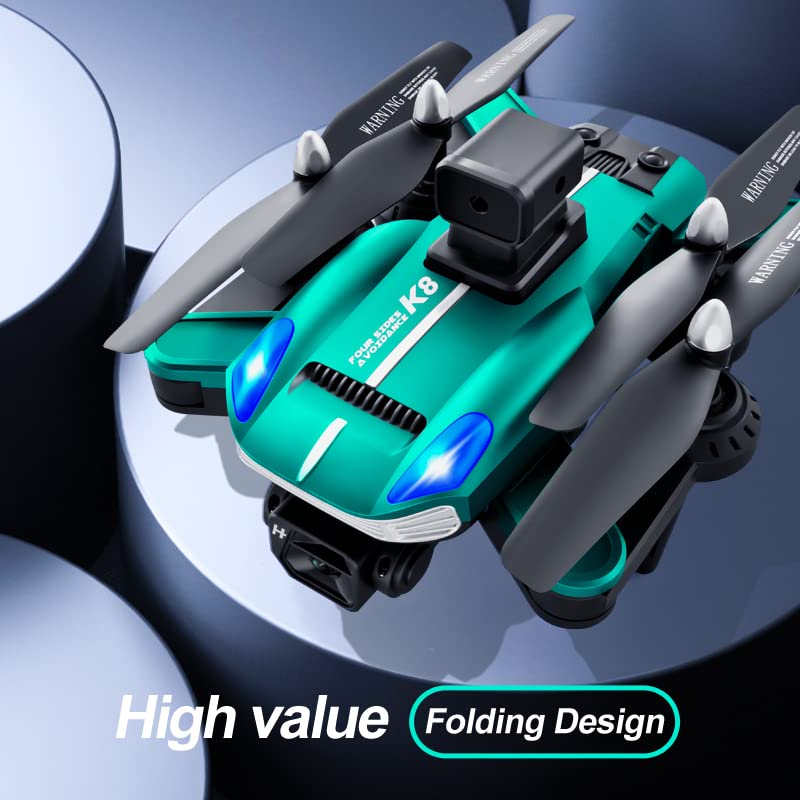 Foldable Drones with Camera for Adults 4k,Four-Way Avoidance,8K ESC Dual Camera,Drones for Adults,Hobby rc Quadcopters & Multirotors