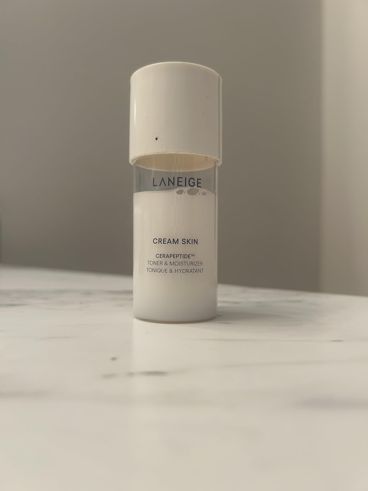 AMOREPACIFIC US, INC. - LANEIGE LANEIGE Cream Skin Toner & Moisturizer: Lightweight Refillable Korean Milky Toner with Ceramide & Peptide for Hydration, Firming, & Barrier Support