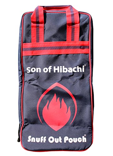 Son of Hibachi Snuff-Out-Pouch Tragetasche Holzkohlegrill Original-Zubehör Tragen, Auskühlen und Lagern Ihres Grills - Hitzebeständig bis 370° C - Spezielle Fütterung Cover