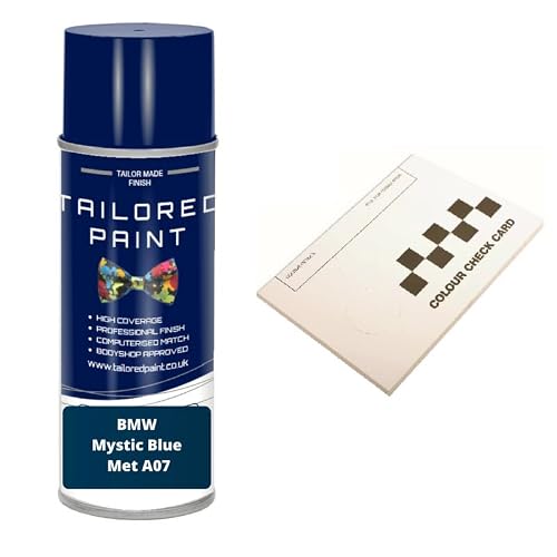 Tailored Paint Bmw Motegi Red Met P74 7 For Bmw Mystic Blue Met A07 Aerosol Spray Paint Rattle Can (Aerosol Paint)