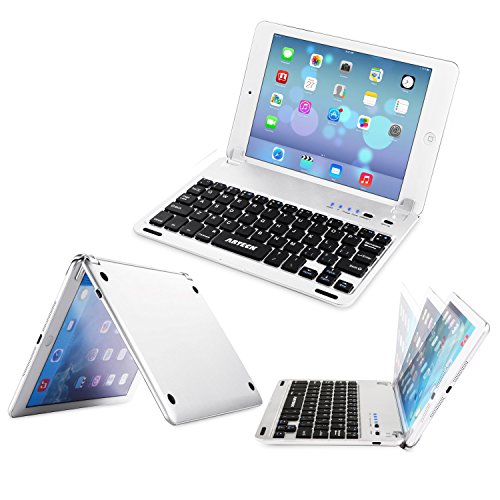 Arteck Ipad Mini 5 / Mini 4 Keyboard, Ultra-Thin Apple Ipad Mini Bluetooth Keyboard Folio Stand Groove For Apple Ipad Mini 5 (2019) Ipad Mini 4 (2015) With 130 Degree Swivel Rotating #TOP1