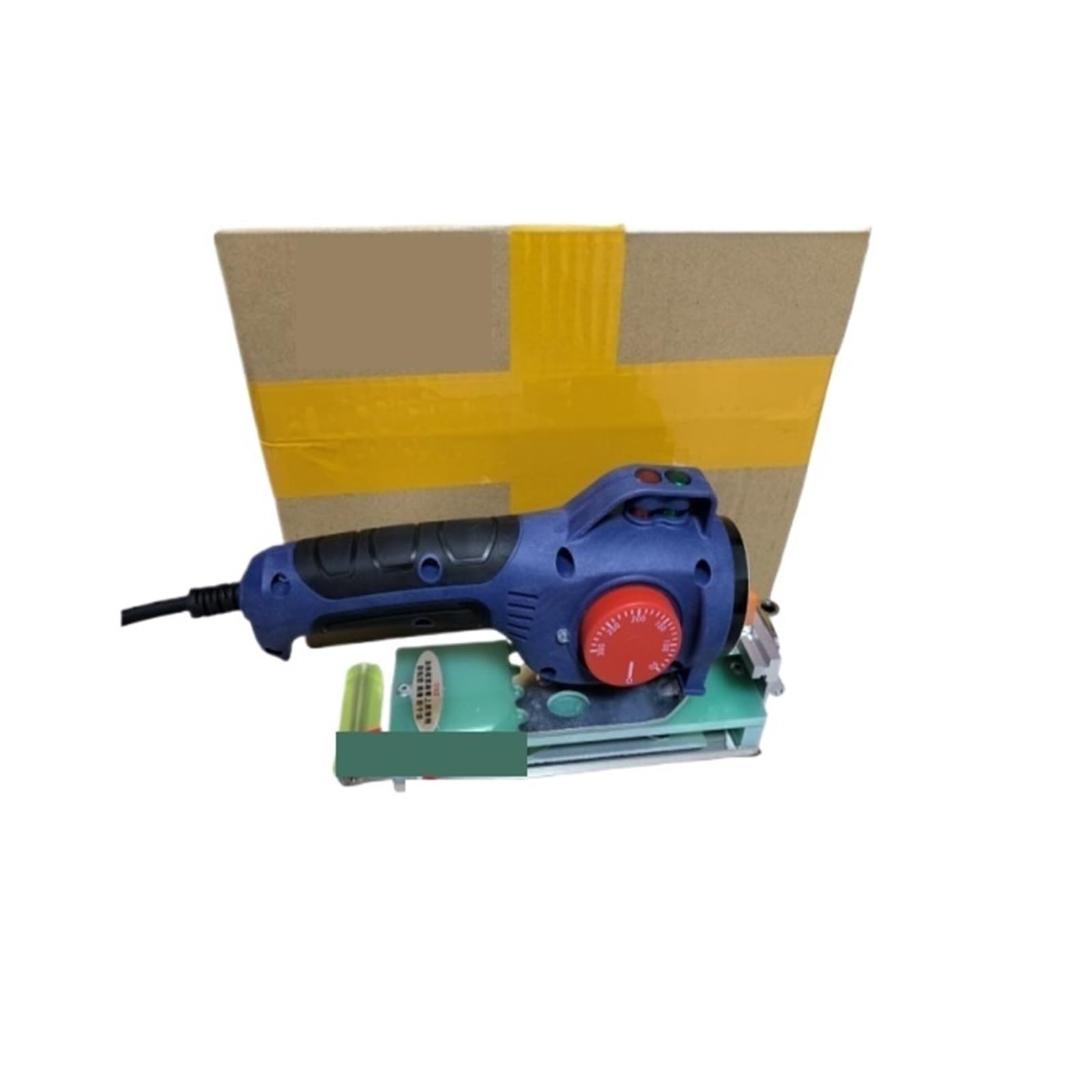 Small Woodworking Household Edge Banding Machine Adjustable Temperature Wood PVC Bander Speed and Efficiency Improvement(Carton)