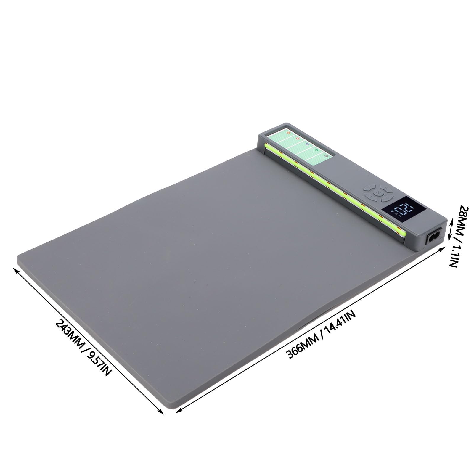 LCD-Bildschirm-Heizkissen für Telefon-Tablet, Heizkissen mit Integriertem LED-Licht, LCD-Separator, Maschinenreparaturwerkzeuge, Heizplatte, 16-Zoll-Heizmatten-Bildschirmentferner