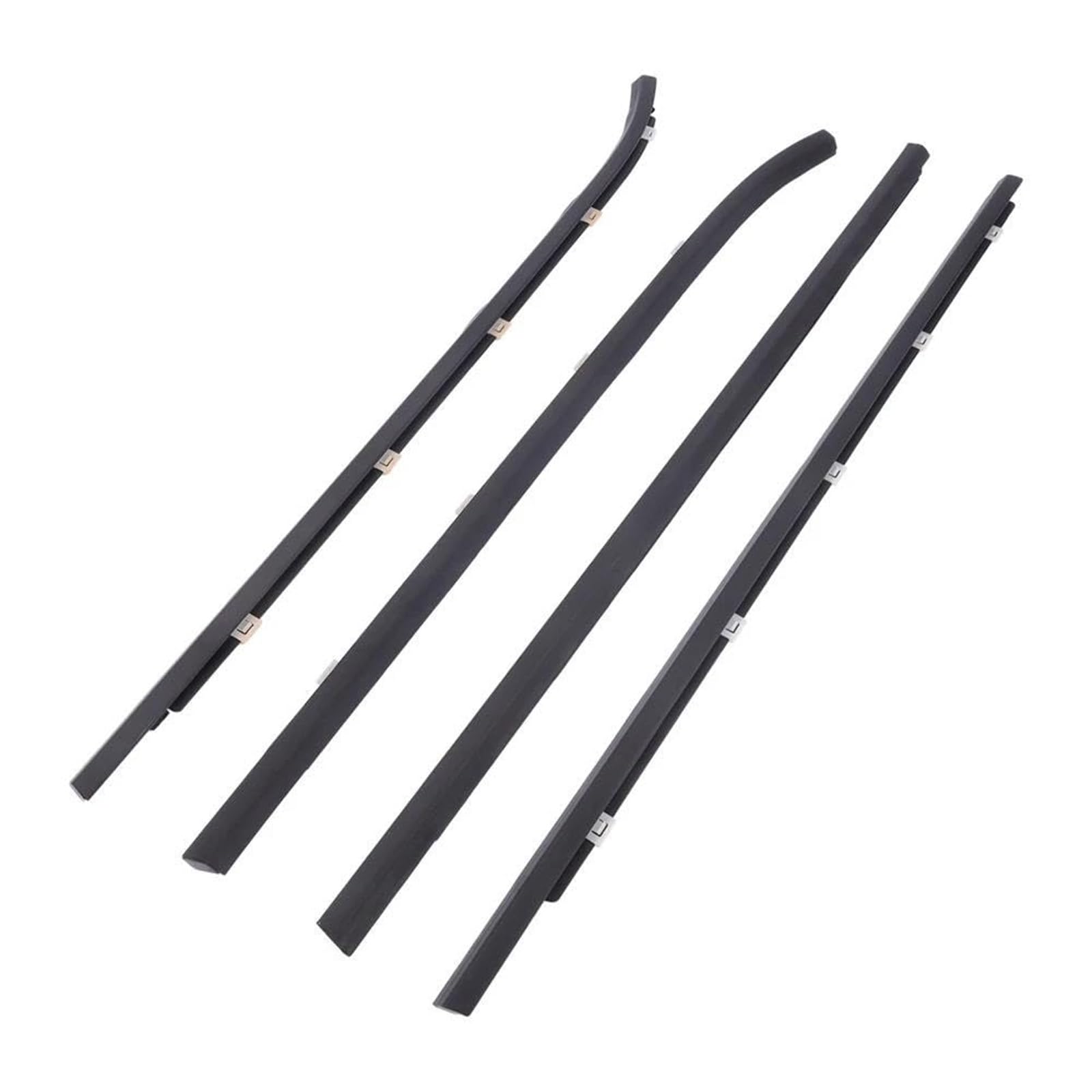 Spgsgmgtxt One Color For For I30 Fd Hatch 2007-2012 Window Weatherstrip Seal Belt 4Pcs Beltline Molding