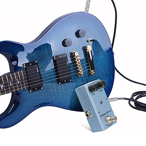 Effet de chœur analogique, coque en métal, son doux, lumières LED, effet de guitare True Bypass avec pédale pour les concerts(Chorus analogique ZP-07) - Les Beatles, Paul McCartney, John Lennon, RIngo Starr, George Harrison Effet de chœur analogique, coque en métal, son doux, lumières LED, effet de guitare True Bypass avec pédale pour les concerts(Chorus analogique ZP-07) – Image 3