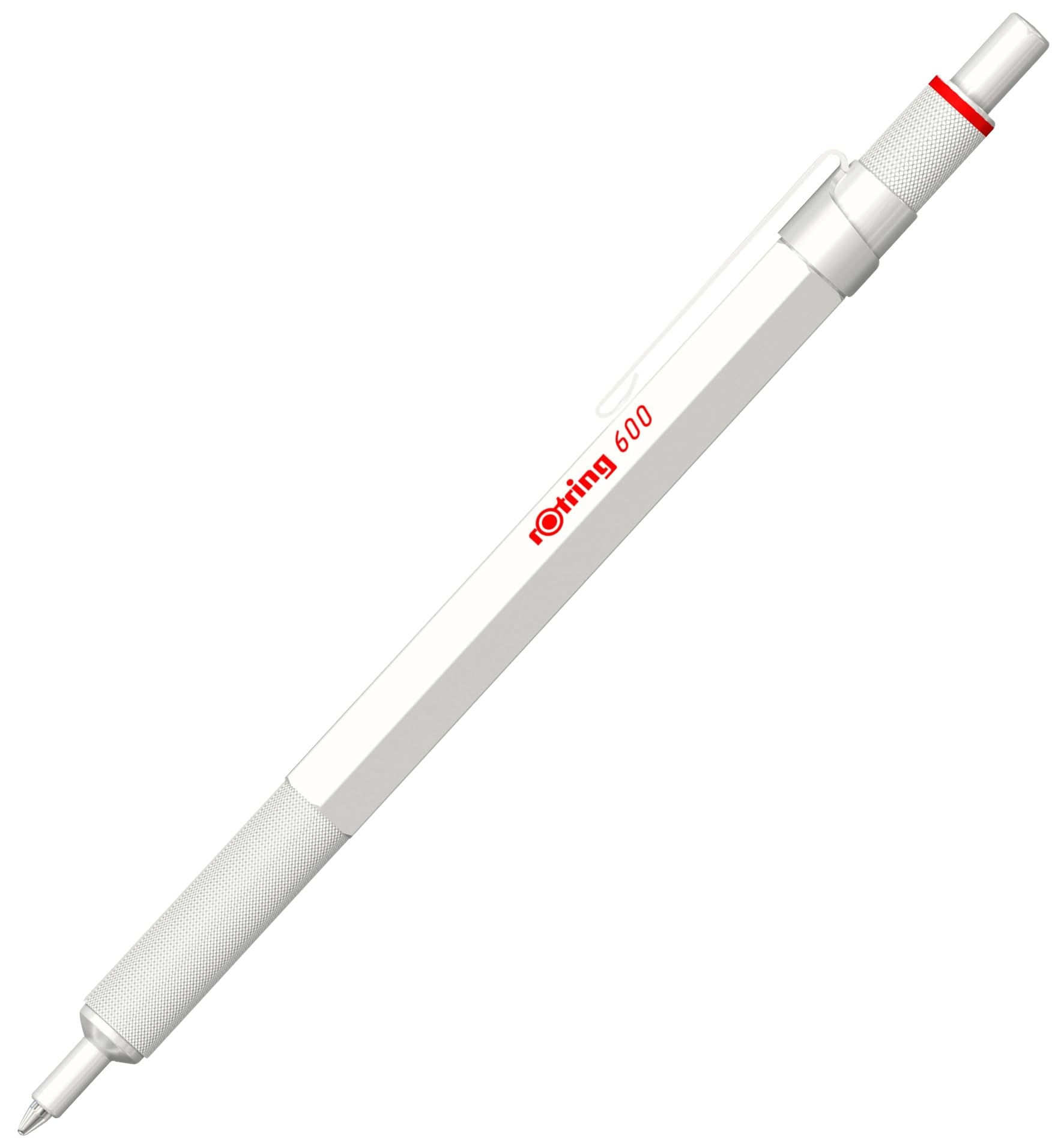 rOtring 600 bolígrafos – Caja de metal – con grabado personalizado – Gran bolígrafo retráctil con estuche – Personalizable – Idea de regalo para hombres y mujeres (perla)