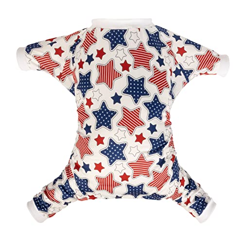 Image of CuteBone Small Dog Pajamas Shirt Stretchy Summer Puppy Pjs Soft Cat Onesies Pet Clothes for Daily Wear DA19XS
