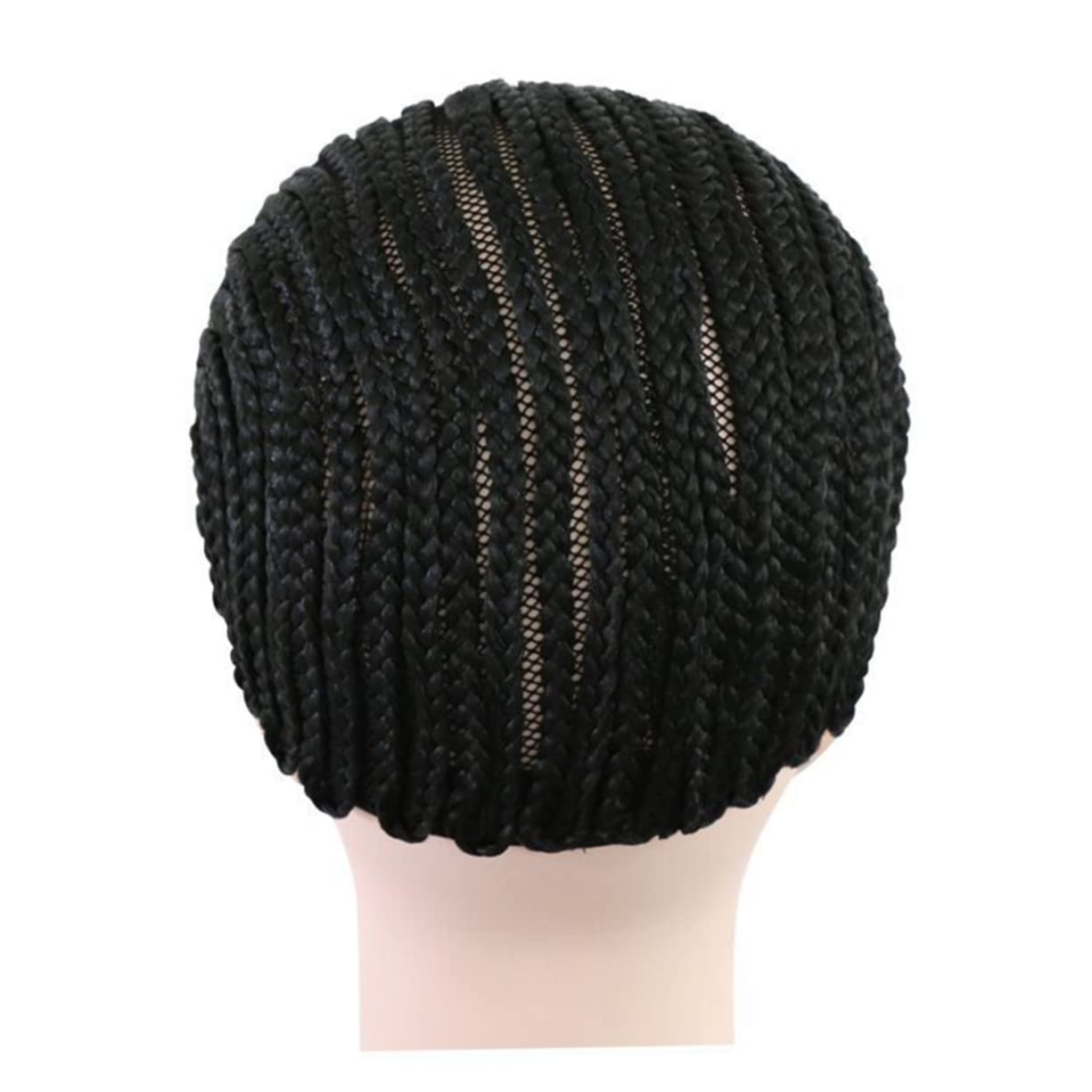 3 Piezas casquillo de la peluca wig cap gorro para pelucas gorra de cúpula de pelucas gorro trenzado agujas de ganchillo gorro de peluca de ganchillo gorras para hacer pelucas