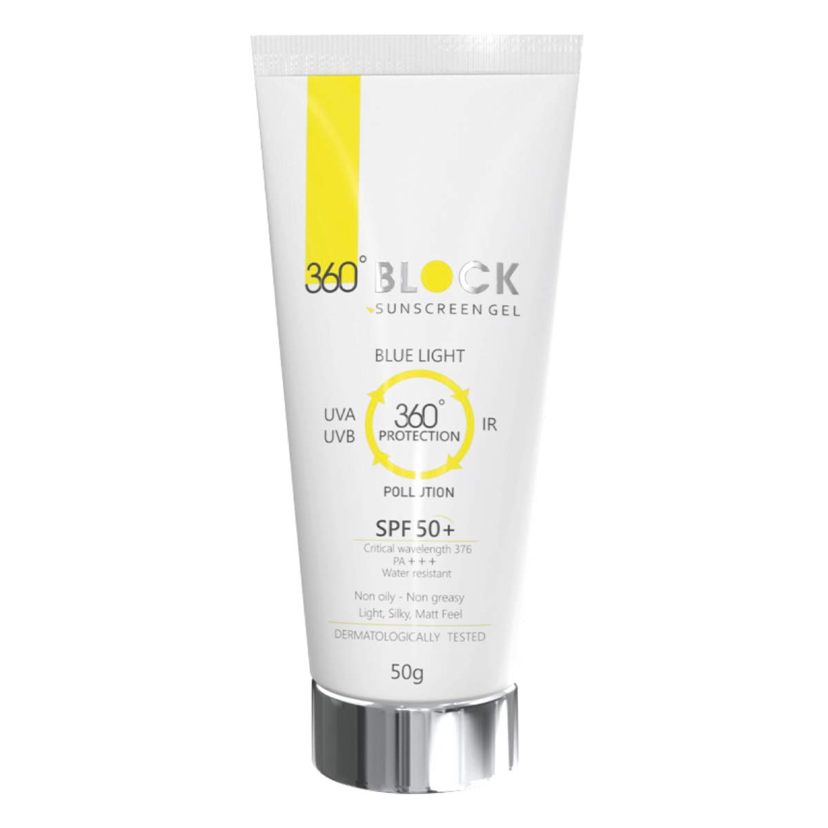 Buy Ethiglo 360° Block Sunscreen Gel SPF 50+ UVA, UVB, INFRARED