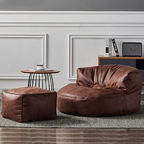 lpr[obO`FA lߕȂ r[obO\t@ v r[obO`FA Ibg} v[t Xc[ R[i[V[g tbgXg Ƌ(Retro Brown,Sofa+stool cover)