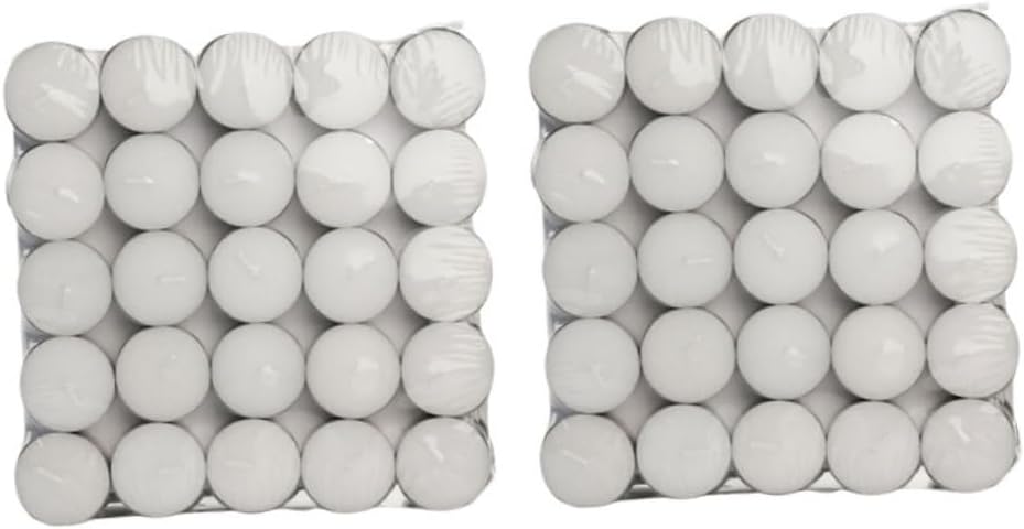 50pcs Smokeless Scented Candles Hours Burn for Weddings and Festive Atmosphere Decoration Portable for Parties and Relaxation