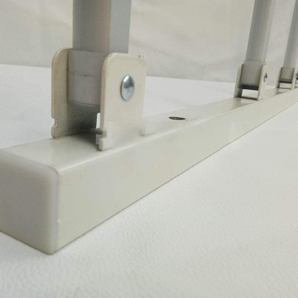 Sponda Letto Anti Caduta Paracolpi Barriera Letto Pieghevole Sicurezza Protezione Laterale Anziani Sicurezza Sponde del Letto Ospedale Paraurti in Metallo per Disabili, Anziani
