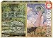 Educa- 2 x 1000 Claude Monet-Lo Stagno dei ninfee + Donna con Ombrello Ombrellone, Colore Vario, 19270
