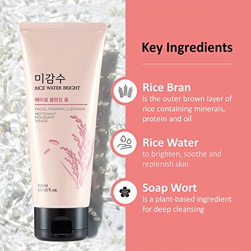 Thefaceshop Rice Water Bright Foam Cleanser 150Ml #TOP2