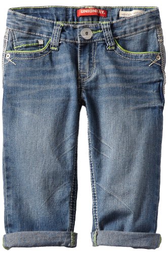 Unionbay Big Girls' Lexi Denim Crop