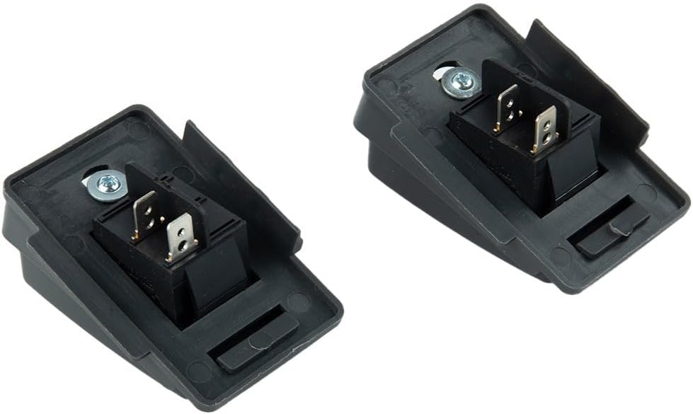 2-Pack Foot Pedal Reset Control Switch for 6V 12V Electric Ride On Car For Bike Scooter Quad, Toy Vehicle Accelerator Replacement Part with 2-Pin Socket