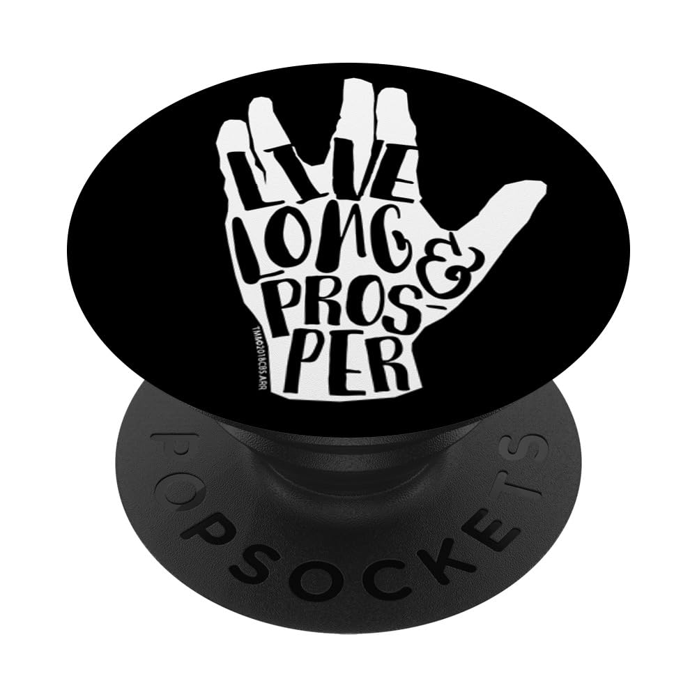Star Trek Salute Sketch PopSockets Stand for Smartphones and Tablets PopSockets Standard PopGrip