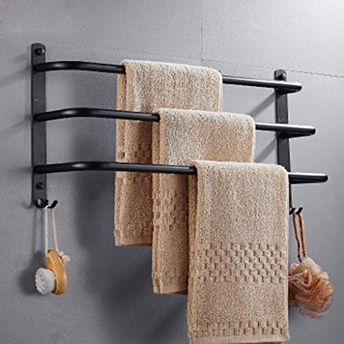 Porte-serviettes mural inoxydable pour optimiser le rangement de la douche - 4
