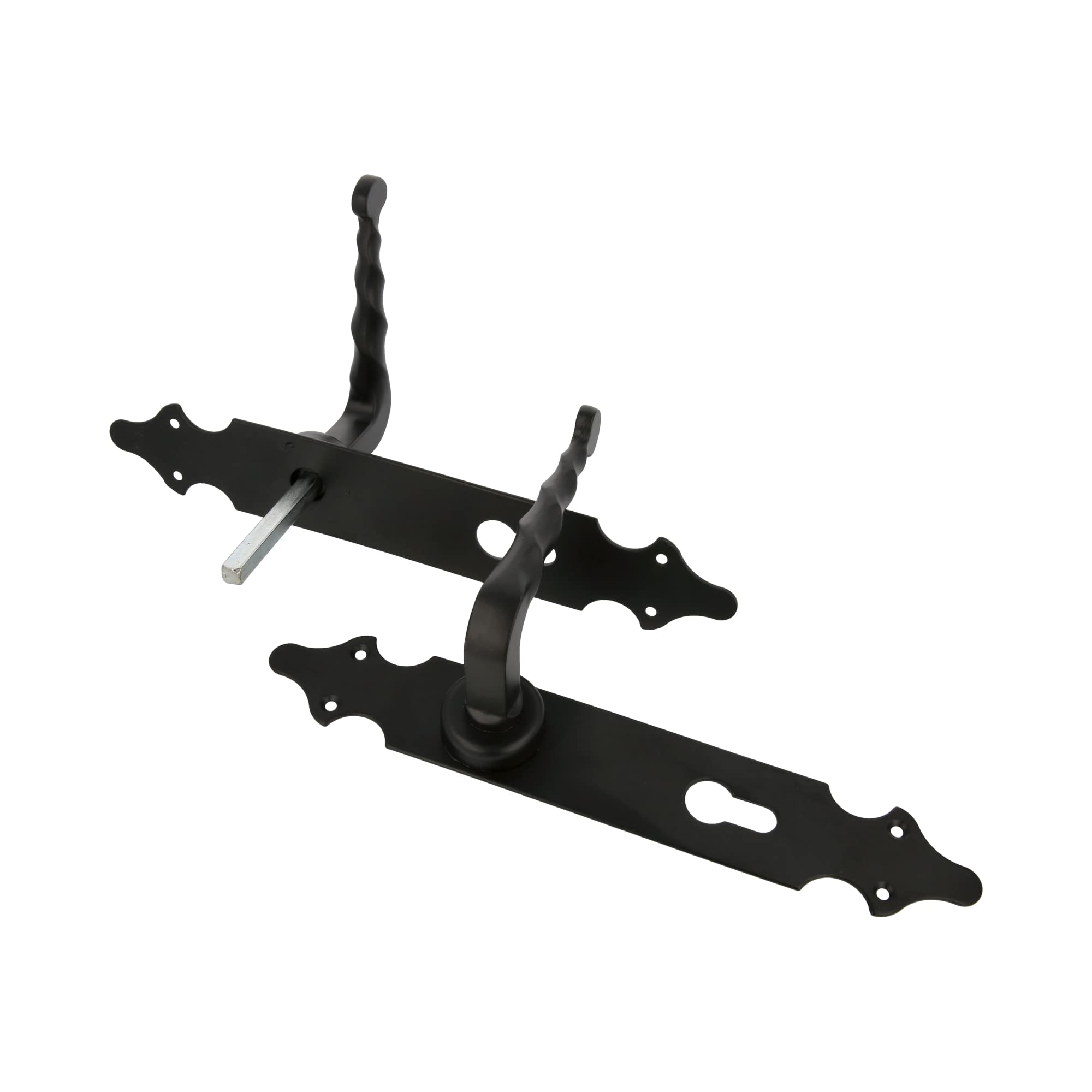 Amig, Set of Handles, Smooth Plate, 280 x 45 mm, Keyhole to 85 mm, Ideal for Increasing The Privacy of a Room - Image 3