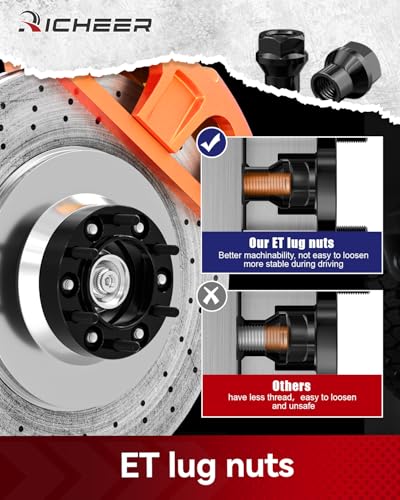 Image of Richeer 1.25 inch 6x5.5 Hub Centric Wheel Spacers for 1995-2023 Tacoma