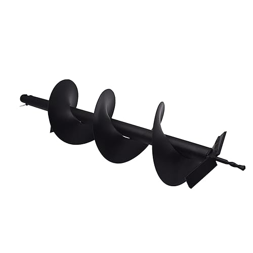Miniatura 3 de ALL-CARB Broca de taladro de 8 x 31 pulgadas para jardín, broca en espiral, taladro de tierra o excavadora de agujero para paraguas con eje de 34