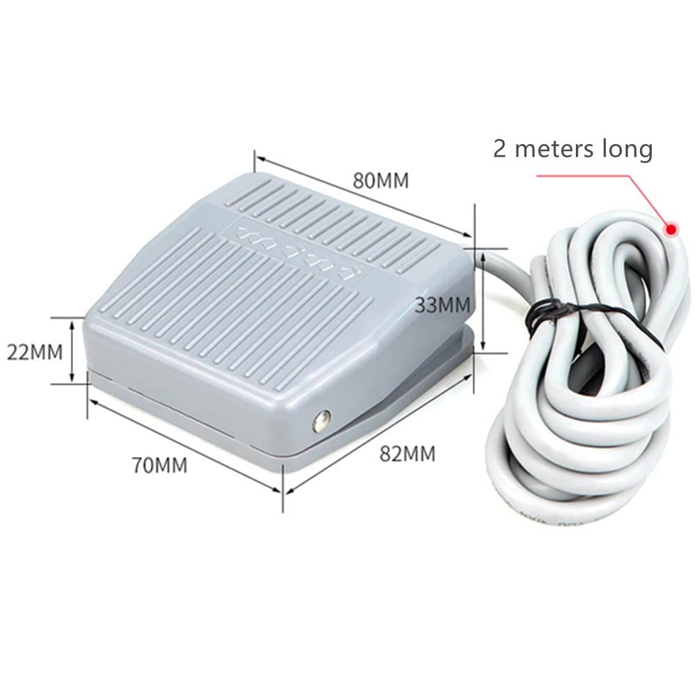 Tyenaza Fußpedalschalter TFS-201 - EIN/AUS Schalter 250V 10A