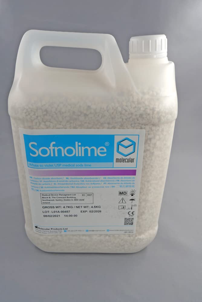 Ventisorb Sofnolime SodaSorb Atemkalk Granulat im 5 Liter Kanister 4,5 kg