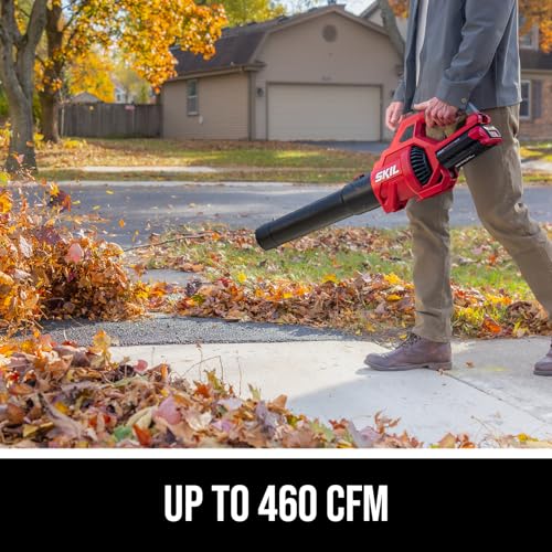 Image of SKIL 40V 460CFM Leaf Blower Kit Including 2.0Ah Battery and 60W Charger-BL0460C-11