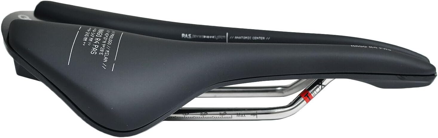 Prologo Nago R4 PAS 147 Tirox Rail Road VL-1C34B Saddle, Black, PR2981