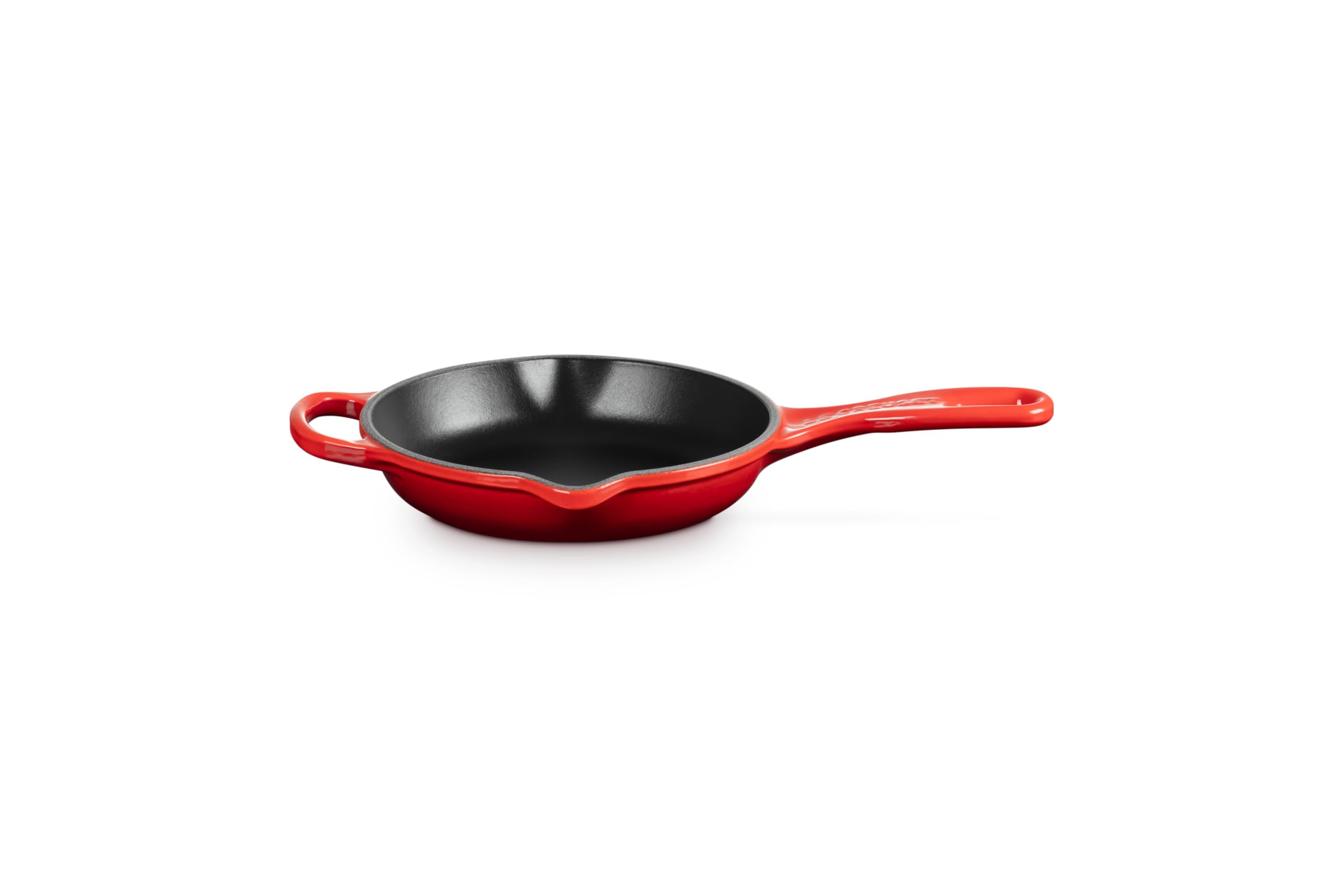 調理器具 LE CREUSET : SKILLET 16cm CHERRY RED Le Creuset Skillet, 6 Inches, from the Signature Series of