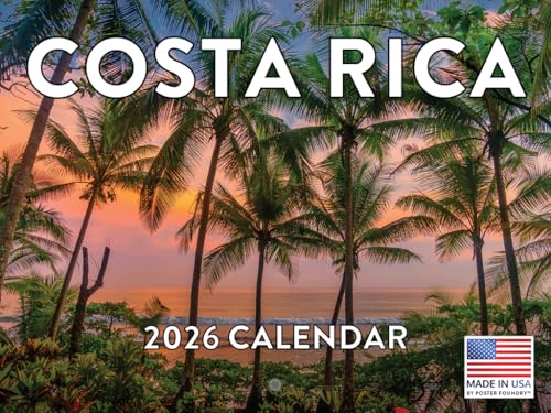 Costa Rica Calendar 2026 Wall