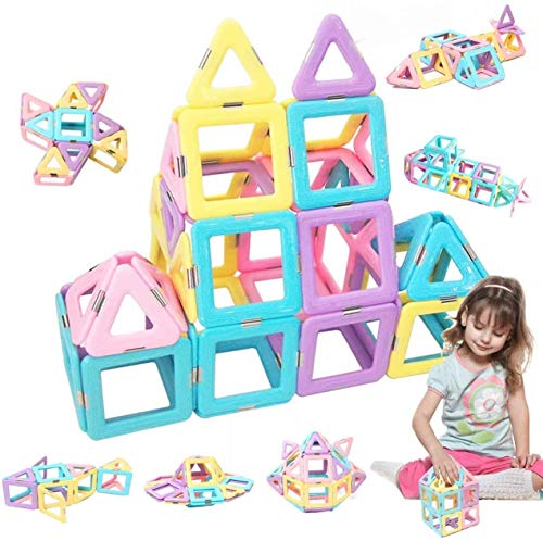 image for DEJUN Magnetic Blocks Toys, Kids Building Blocks Set, Construction Pla