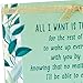 Hallmark Romantic Card (Love You For the Rest of My Life) for Anniversary, Just Because, and More