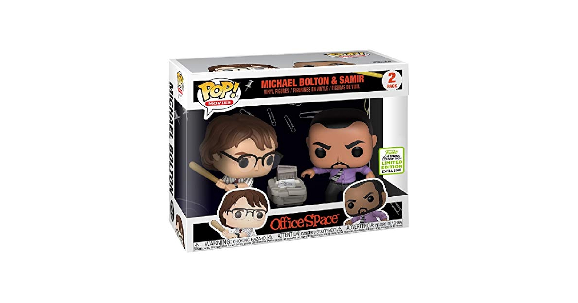 Amazon.com: Funko POP! Movies: Office Space 2-Pack Michael