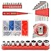 COMOWARE 141-Piece Home Tool Kit - Basic Household Hand Tool Set with Socket Wrench Combination Tools, Plastic Toolbox Storage Case for Home, RV