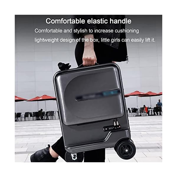 Durable Smart Electric Luggage Cycling Boarding Suitcase 2024 Inch Hardside Luggage Security Anti Theft Travel Artifact Carry On