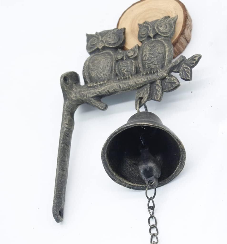 Cast Iron Doorbell Wall Bell Indoor Outdoor Din Cast Iron Doorbell Dinner Bells Front Door Owl Decorative Doorbell Dinner Bells Wall Bell Ship Bell