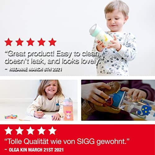 SIGG, Aluminium Kids Water Bottle, Miracle Jungle Friend, with Straw, Leakproof, Lightweight, BPA Free - Image 5
