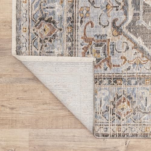 Tapete Oriental Weavers Maharaja 2' x 3' Gris/Azul miniatura 7