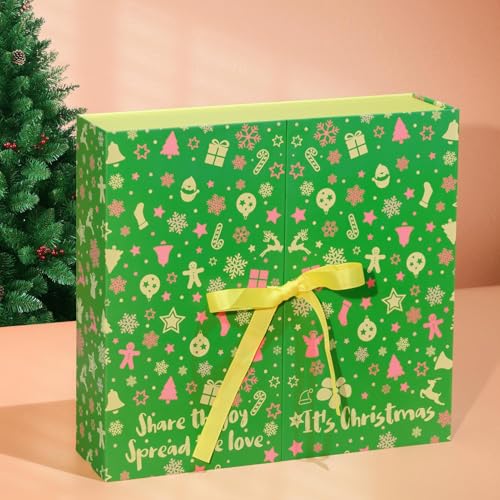 Boîte de calendrier de compte à rebours de Noël à 24 compartiments - 3