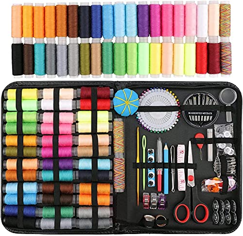 Sewing Kit,Premium Sewing Supplies, Oxford Fabric Sewing kit for Beginner,Kids, Adults, Travel,...