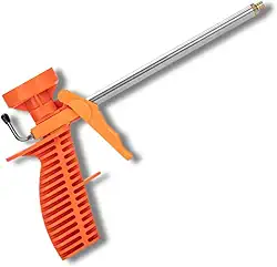 Pistola Aplicadora de Espuma PU Profissional, Rosca Universal 45mm, Controle Milimétrico