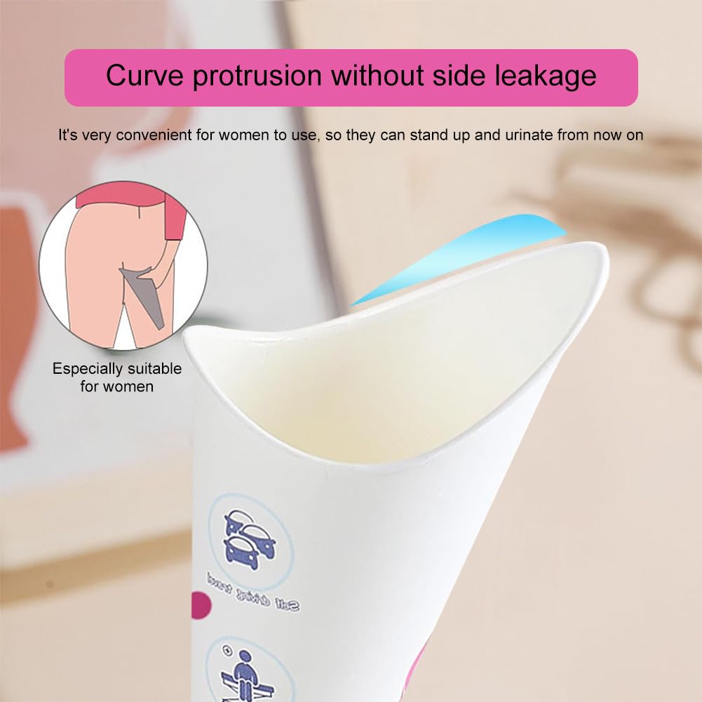 Orinatoio Portatile Donna - 12 Pezzi Con Imbuto E Guanti Per Viaggi E Outdoor - Foto 5