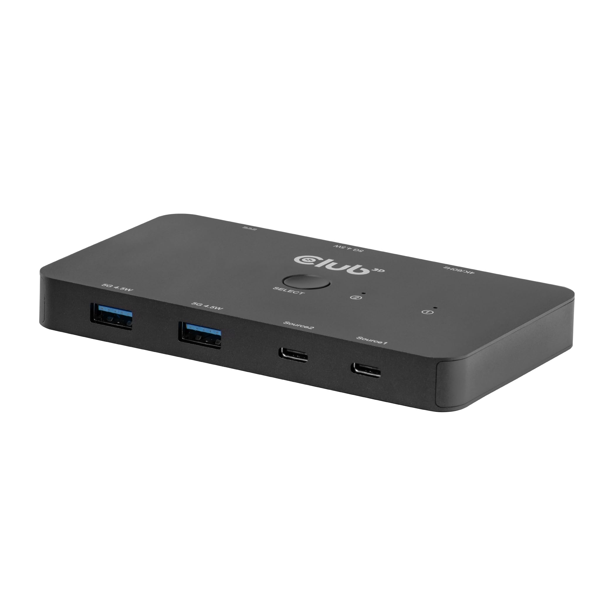 Club3D CSV-2512 Dual USB-C® zu HDMI™ KVM-Switch PD3.0 100W 4K60Hz