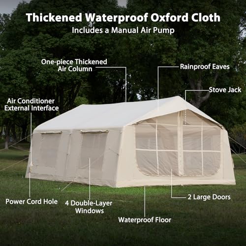 Inflatable Tent with Stove Jack
