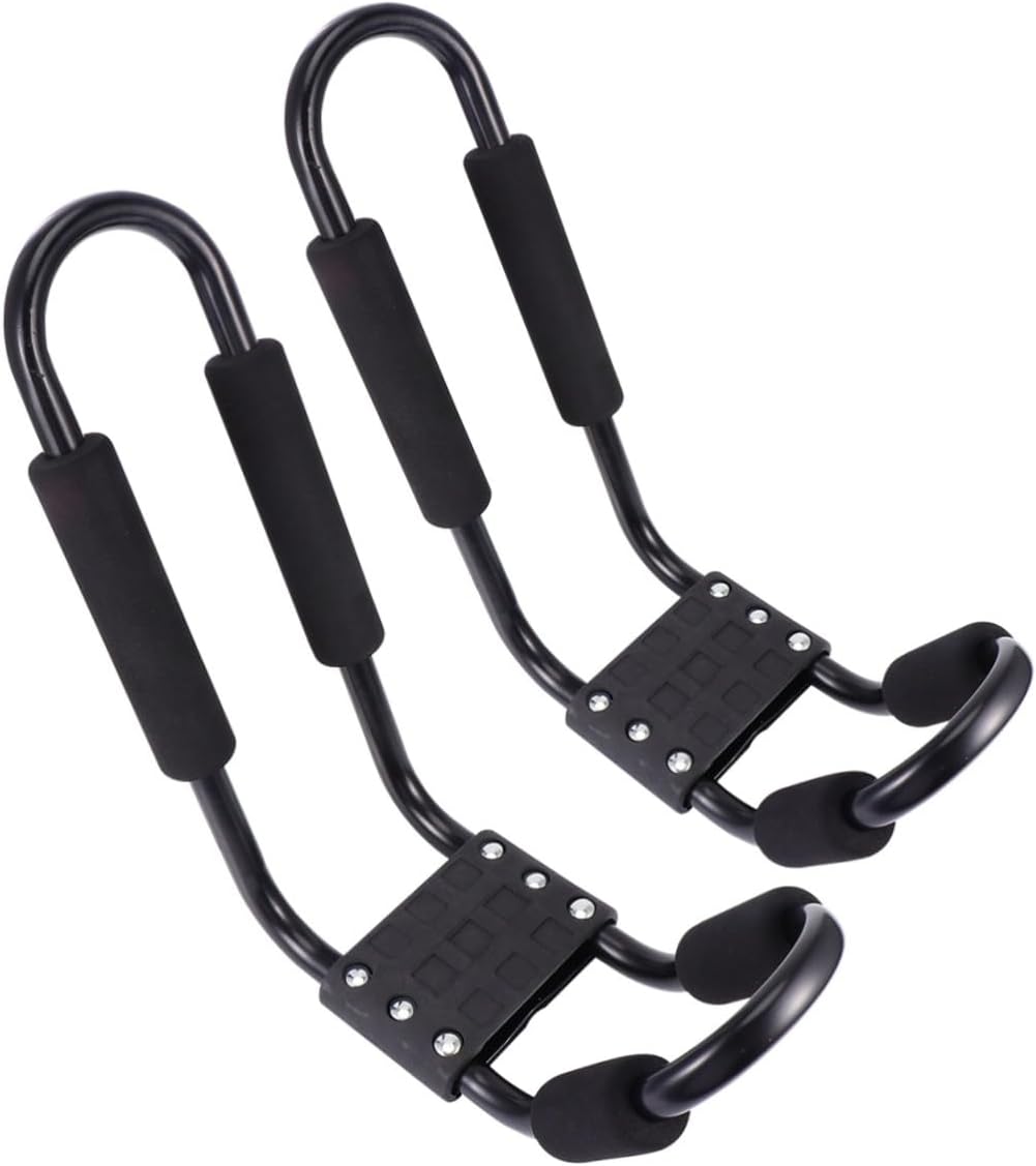 Homoyoyo 2pcs Kayak Roof Rack for SUV Heavy Duty Car Luggage Rack Detachable Canoe and Surfboard Carrier Crossbar Set for Outdoor Water Sports Transport