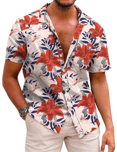 Chemise hawaïenne 3XL COOFANDY : la coupe ample pour homme fort