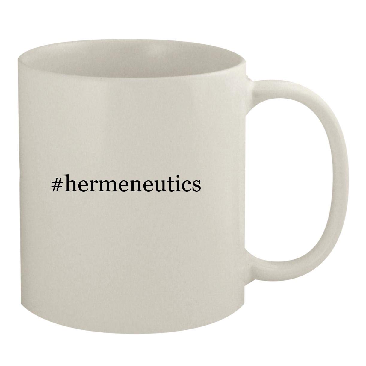 #hermeneutics - 11oz Hashtag White Coffee Mug